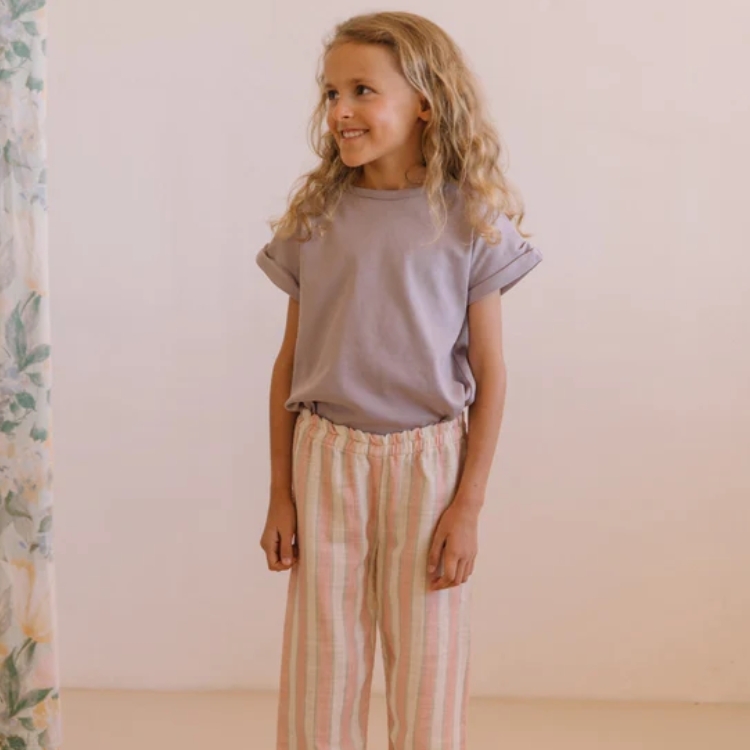 STUDIO BOHEME 反折袖T恤 T-SHIRT BAMA - NIRVANA LILA