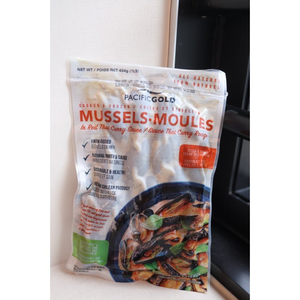 智利PACIFIC GOLD優質原隻藍青口泰式咖喱味454g