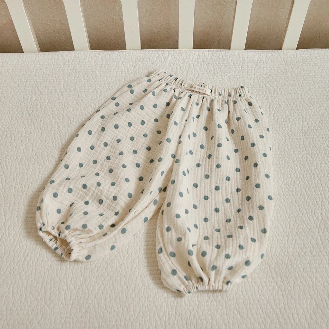 26S/S DTD泡泡波點系列-棉紗防蚊褲