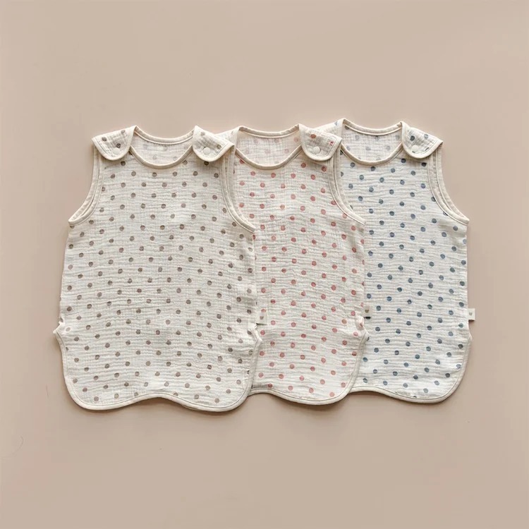 26S/S DTD泡泡波點系列-棉紗睡眠馬甲