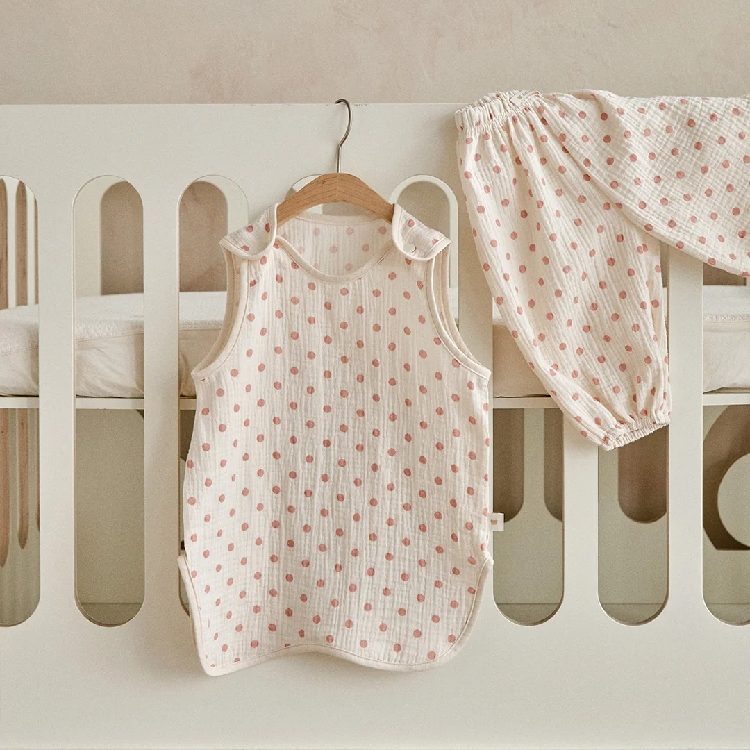 26S/S DTD泡泡波點系列-棉紗睡眠馬甲