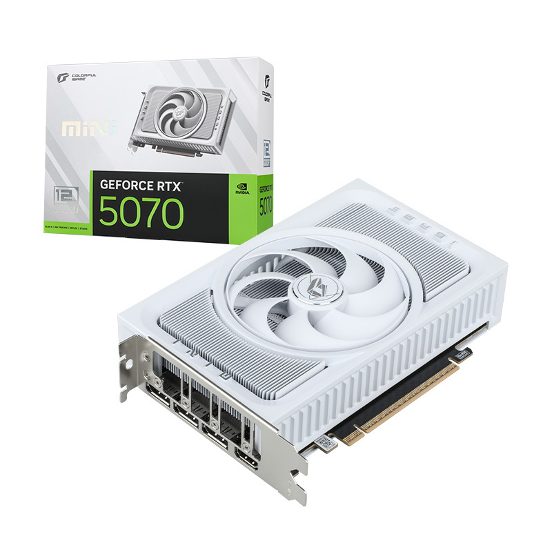Colorful iGame GeForce RTX 5070 Mini OC 12GB-V 顯示卡 -黑/白