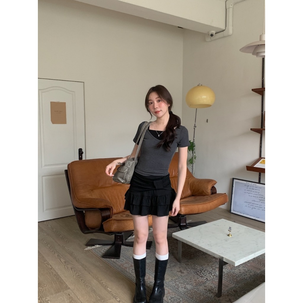 A07 正韓🇰🇷為你點綴日常 疊穿上衣套裝 #9920