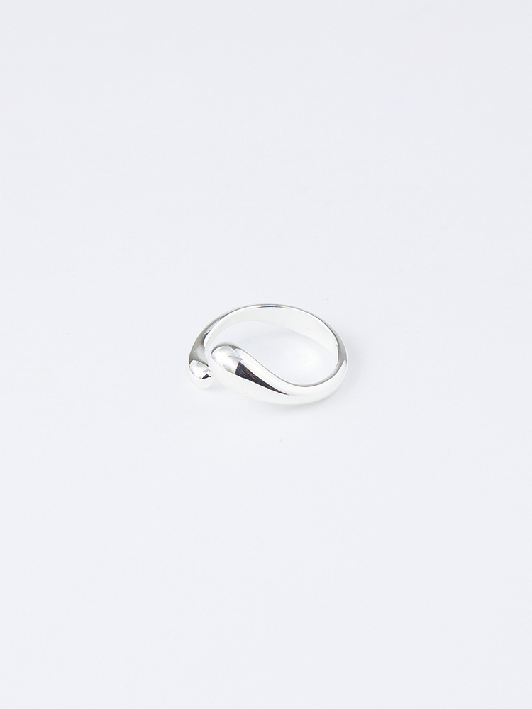 925純銀不規則幾何戒指