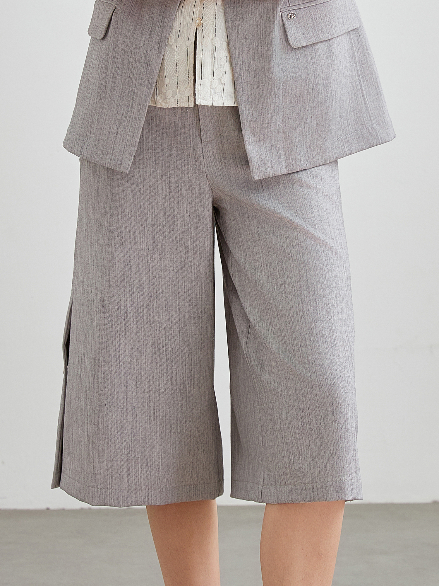 mi-tu wide leg trousers