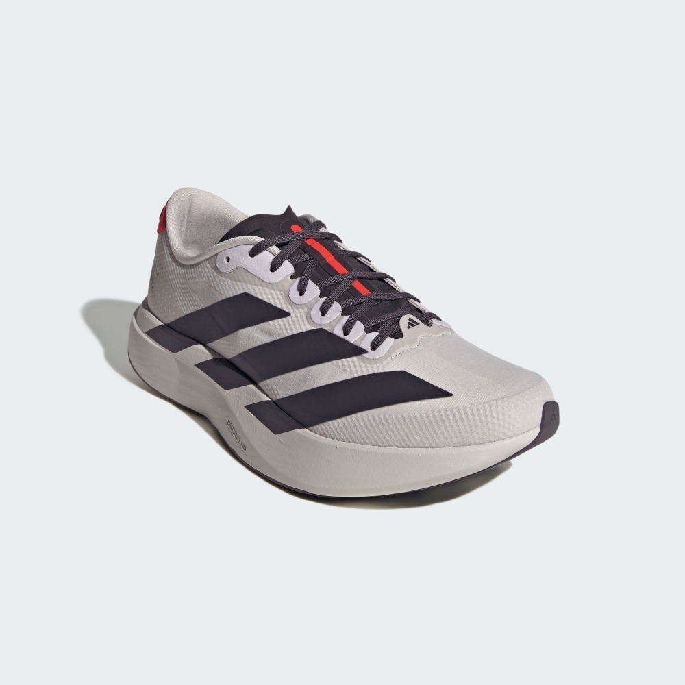 【 adidas Adizero EVO SL 運動鞋款 - 灰米 】