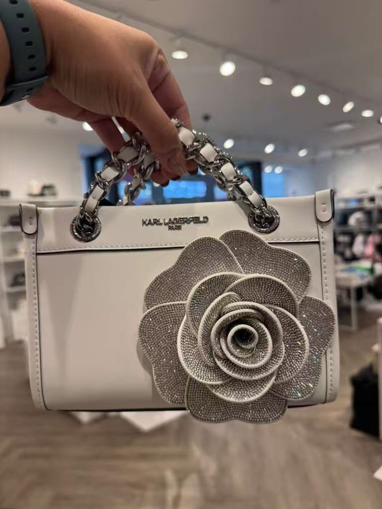 【預購】Karl Lagerfeld H041453  玫瑰手提包