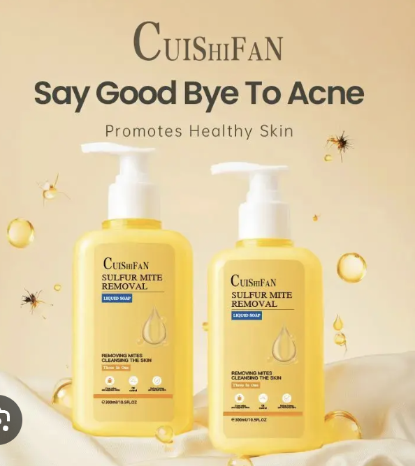 Cuishifan Sulfur Mite Removal Liquid Soap
