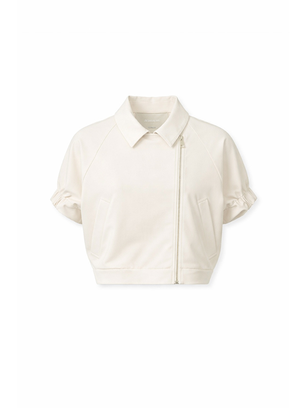 Fabiana Filippi 拉鍊翻領短版外套