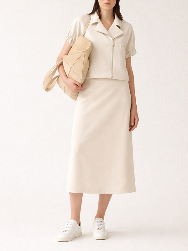 Fabiana Filippi 拉鍊翻領短版外套