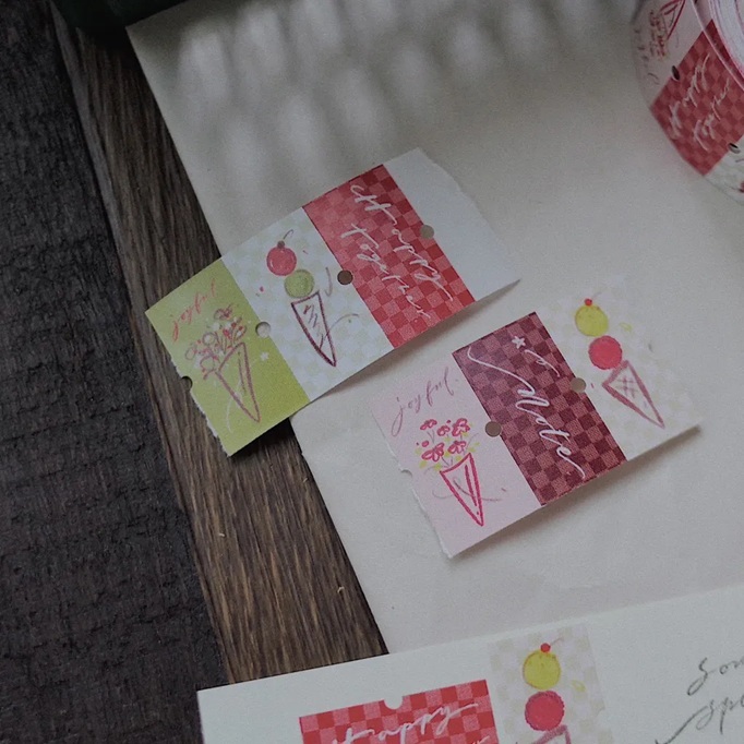 茄子先生．Joyful Time 標籤機貼紙卷  <整捲/分裝>