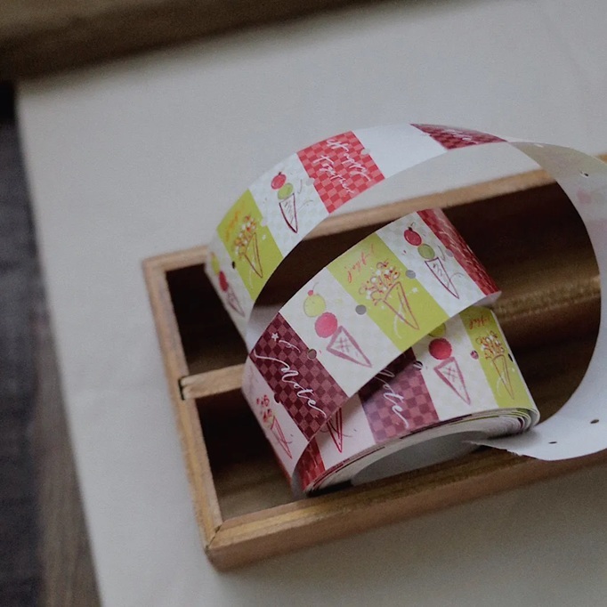 茄子先生．Joyful Time 標籤機貼紙卷  <整捲/分裝>