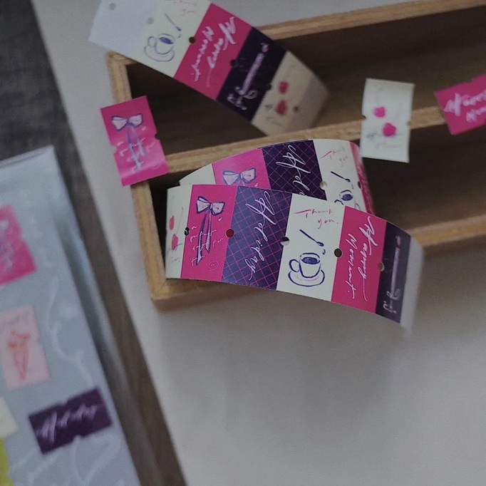 茄子先生．Happy Moment 標籤機貼紙卷  <整捲/分裝>