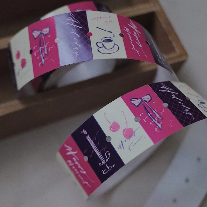 茄子先生．Happy Moment 標籤機貼紙卷  <整捲/分裝>