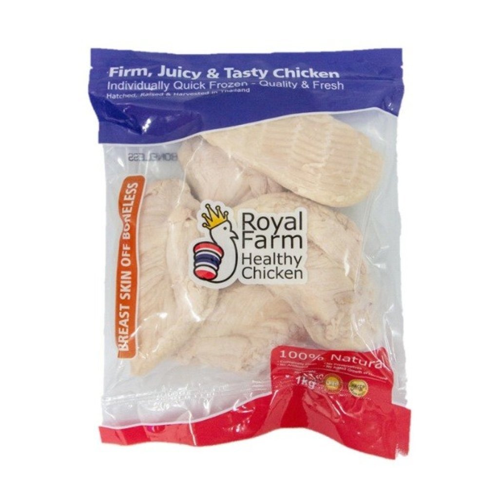 泰國皇室農場無激素無皮雞胸1kg