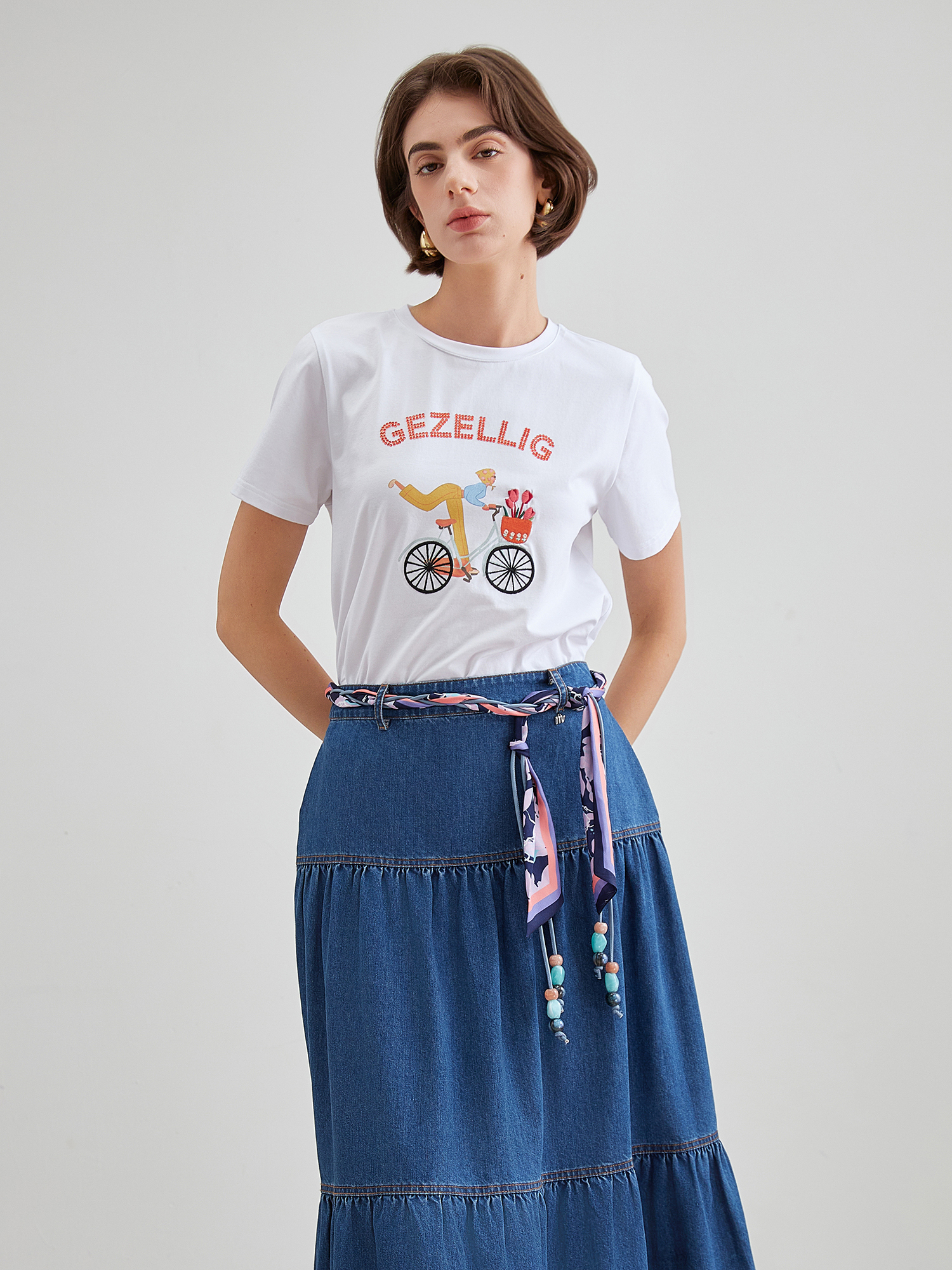 mi-tu 原创手绘印花T恤