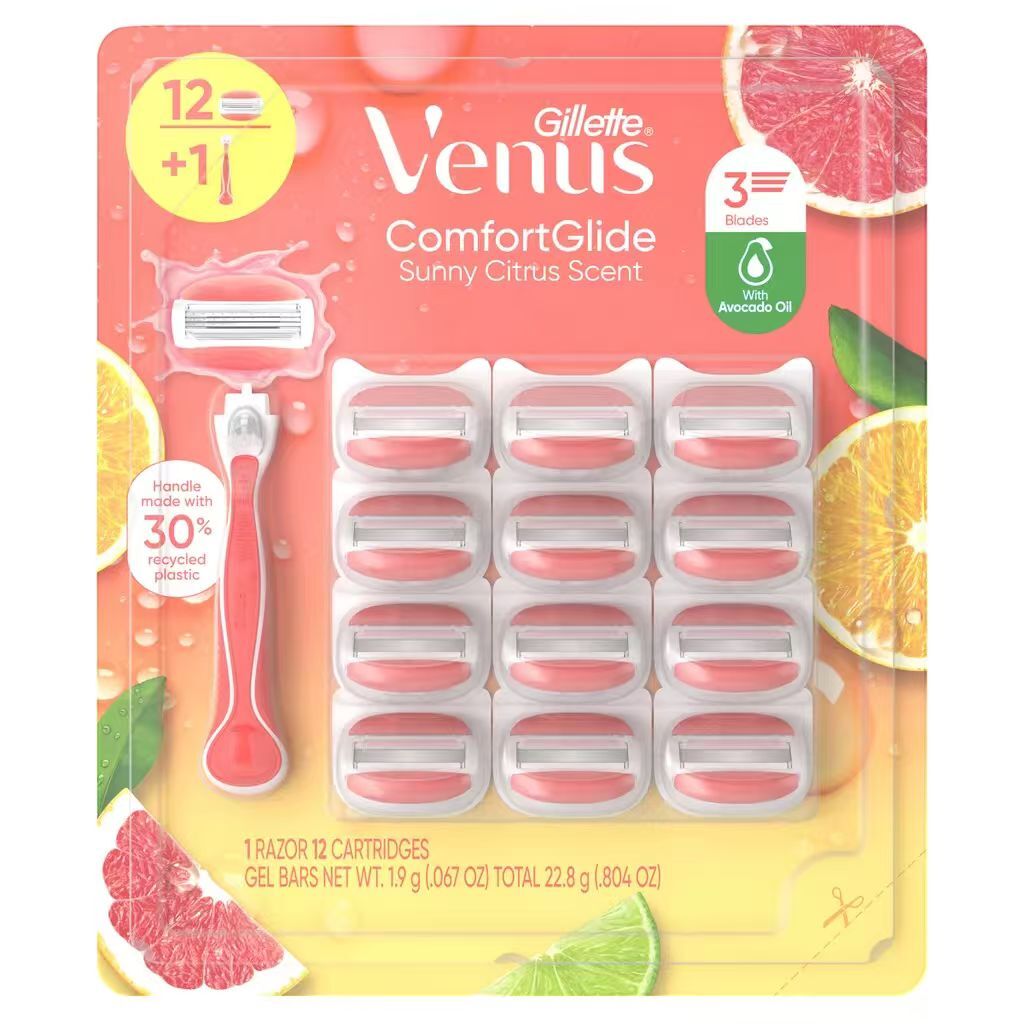 【預購】H041461  Gillette Venus 舒悅系列刮鬍刀/ 1 刀架 + 12 刀頭