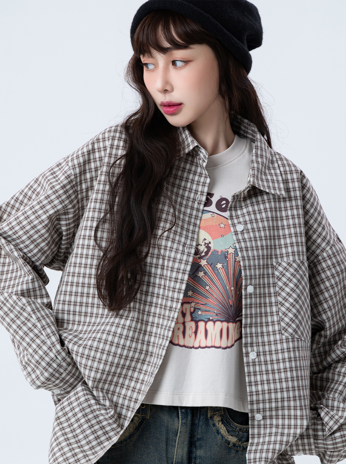 【期間限定】百搭男友格紋襯衫