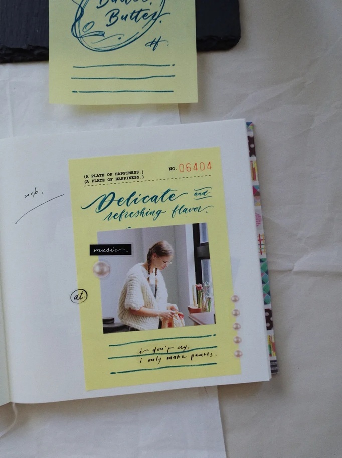 茄子先生．三聯單式便條紙 Butter Butter