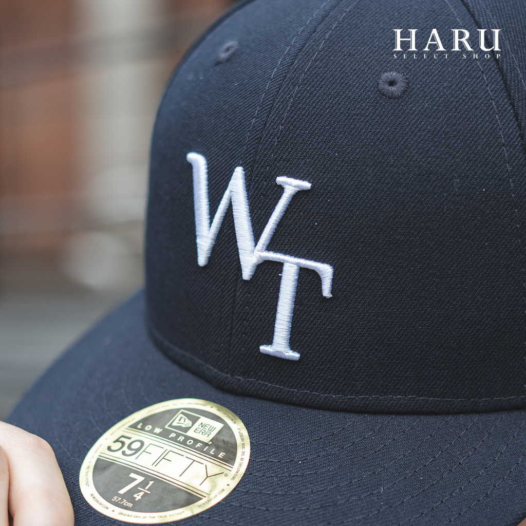 【SALE】WTAPS 59FIFTY LOW PROFILE / CAP / POLY. TWILL. NEWERA® 刺繡LOGO 棒球帽 休閒帽 帽子 深藍 酒紅