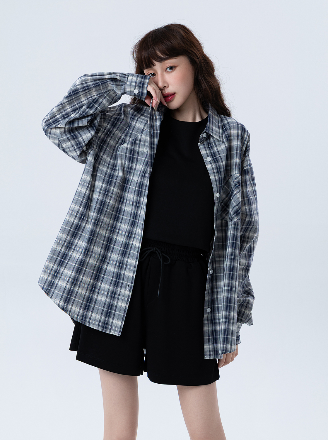 【期間限定】百搭男友格紋襯衫