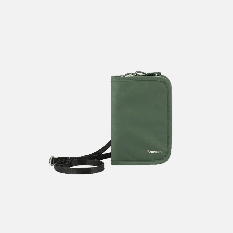 斜孭防盜銀包│Safe Wallet Bag[灰綠色]