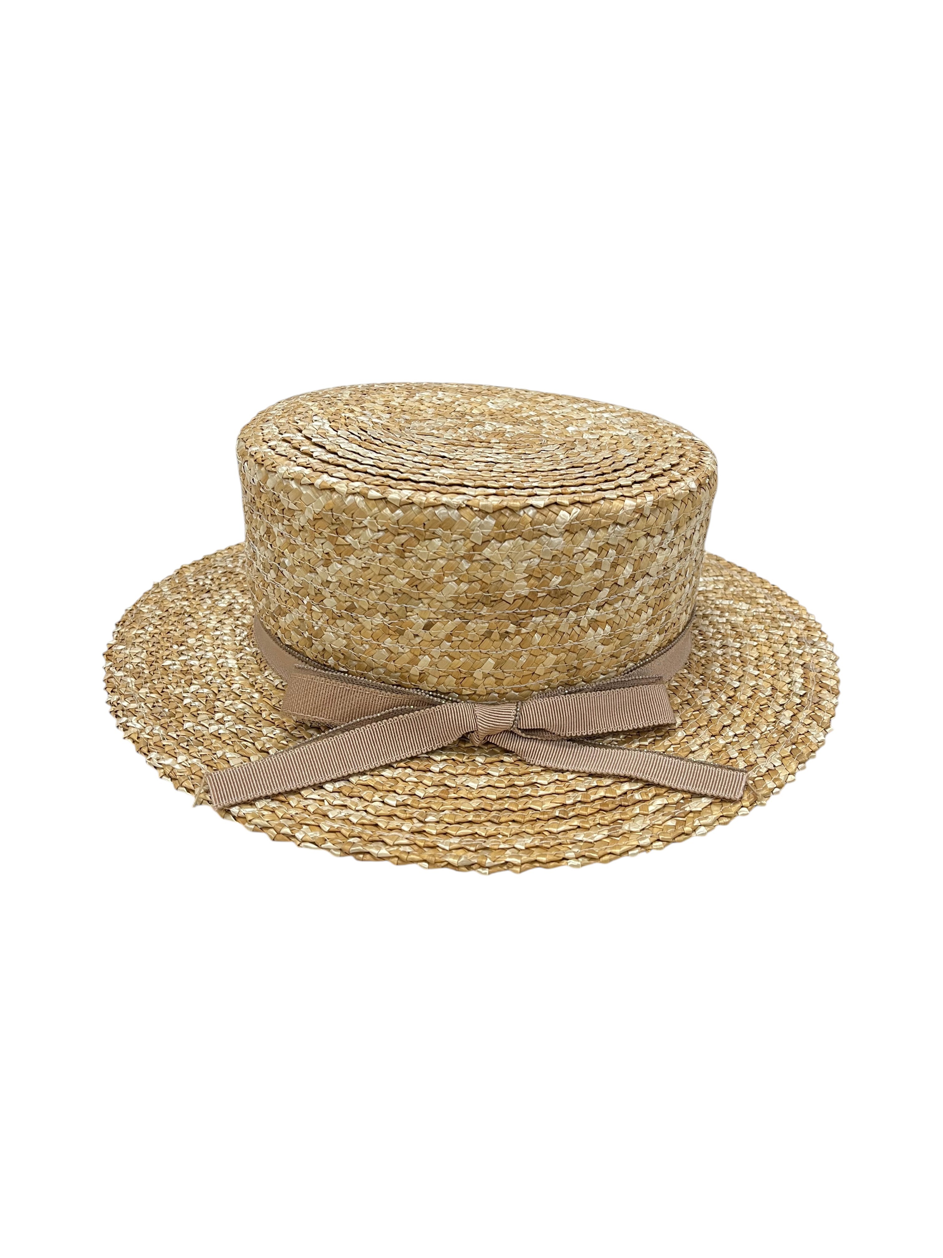 Fabiana Filippi 圓形蝴蝶結草帽