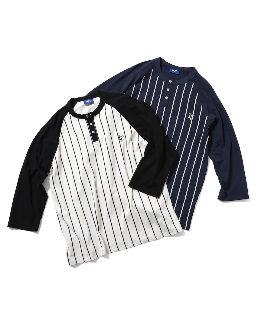 LFYT - LS260102 PINSTRIPE RAGLAN SLEEVE TEE - Lafayette
