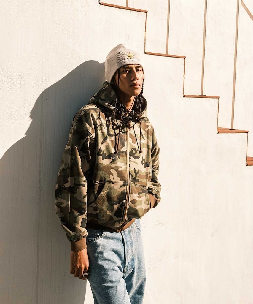 LFYT - LS260501 GOLD L LOGO ZIP HOODIE - Lafayette