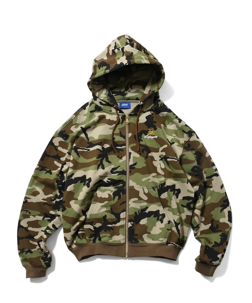 LFYT - LS260501 GOLD L LOGO ZIP HOODIE - Lafayette