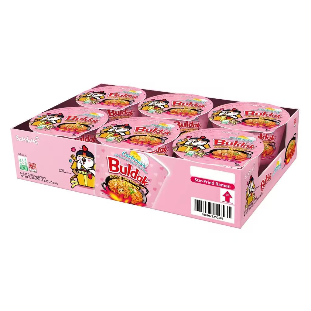 【預購】H041474 Samyang Buldak Carbonara 火雞杯麵（6杯裝）