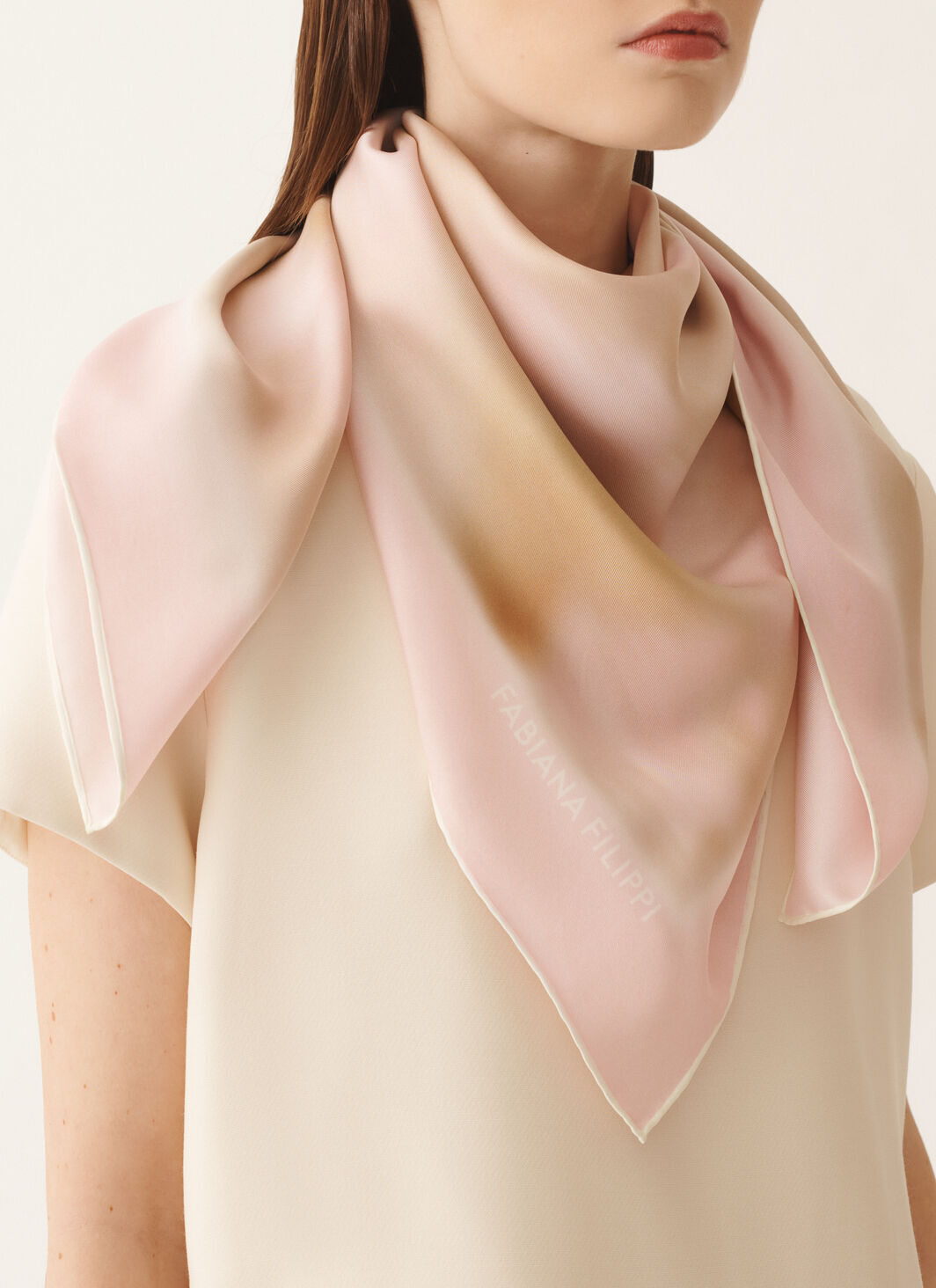 Fabiana Filippi 暈染印花方巾