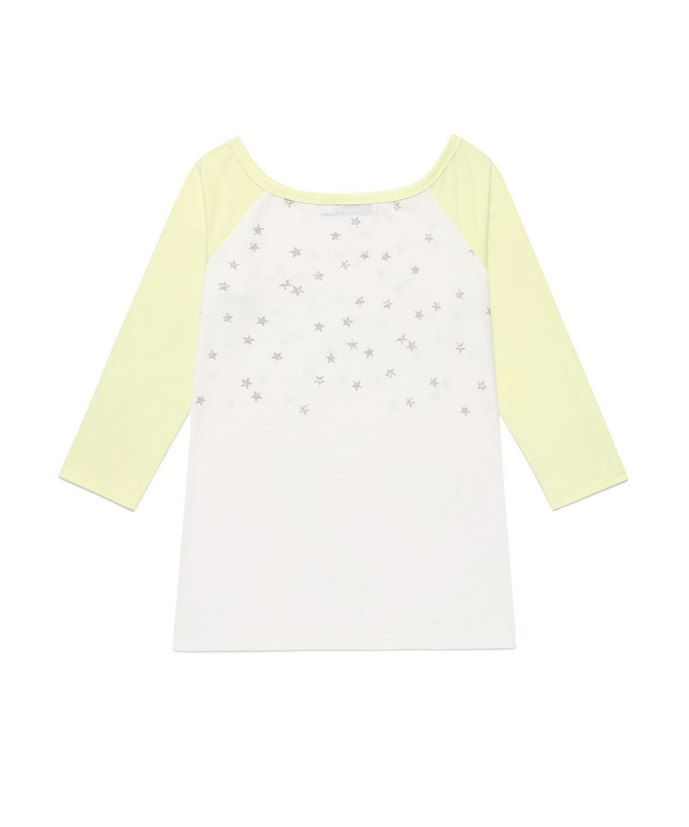 CAVISH U領星星拉克蘭長袖T恤 CV2GSFT553AWH