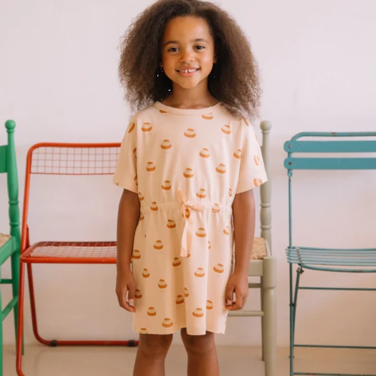 STUDIO BOHEME 腰綁帶甜點洋裝 DRESS YOGI - APPLEBLOSSOM