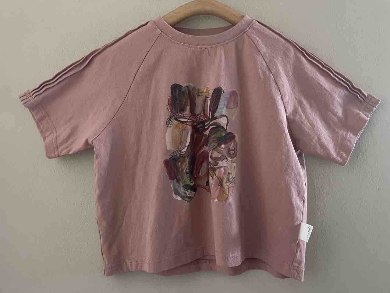26夏 藝術塗鴉抓皺T