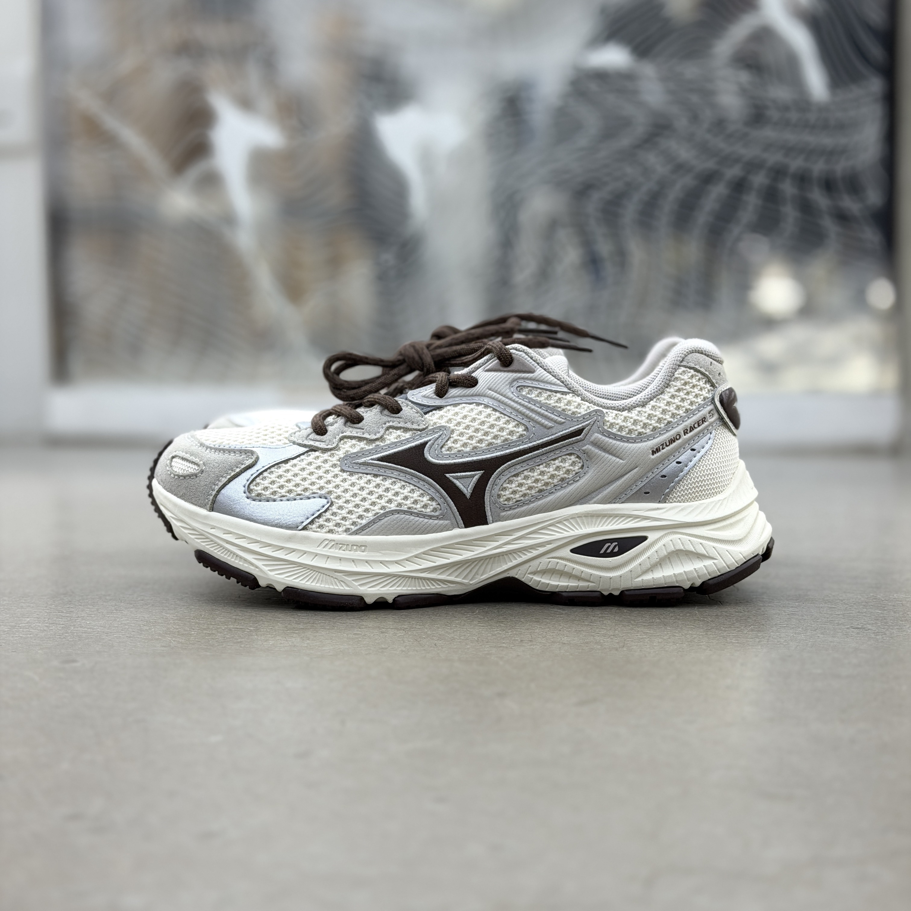 Mizuno Racer S White Brown l D1GH253510
