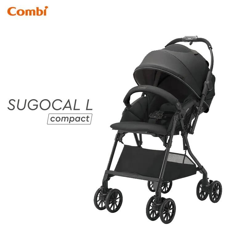 Combi Sugocal L compact 收摺嬰兒車 (Black) - 120064