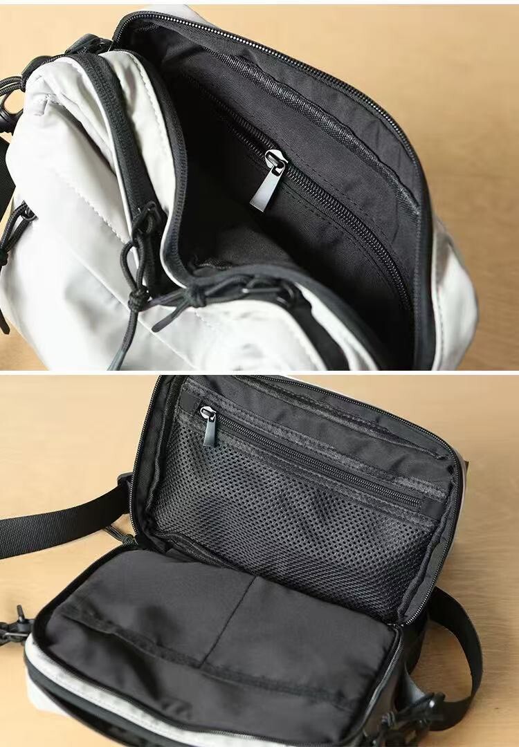 8052【休閒多夾層側背包】