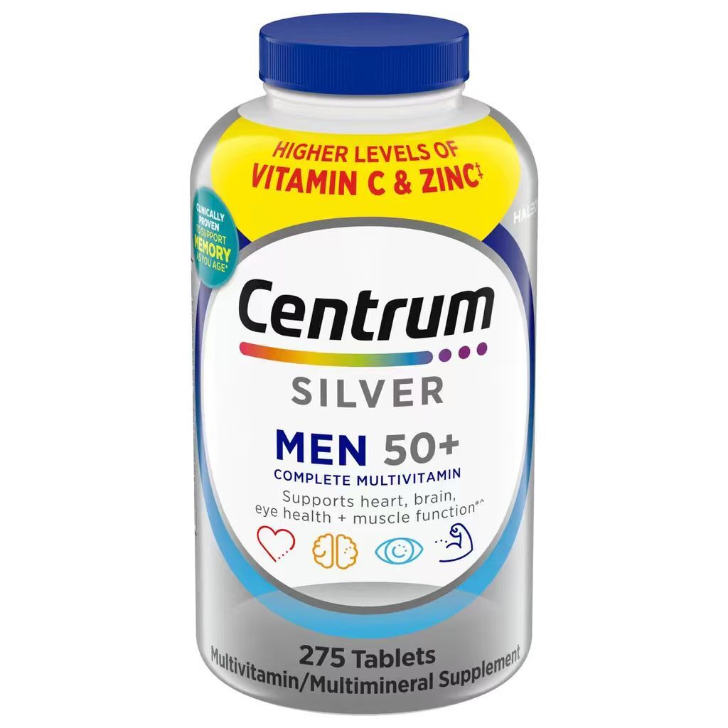【預購】H041486 Centrum Silver 50+ 男女綜合維他命(275粒)