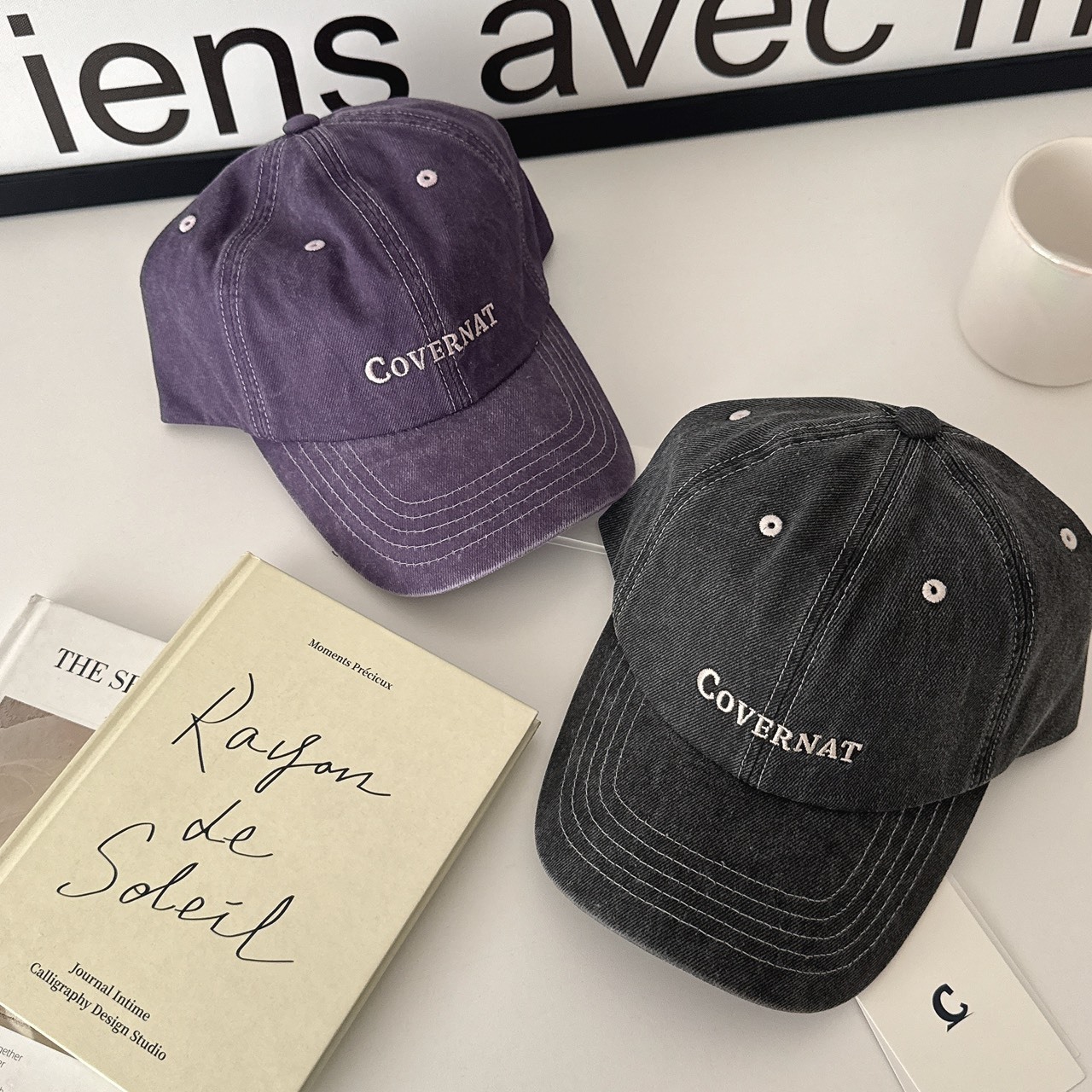 （現貨）韓牌  COVERNAT 刺繡經典logo 老帽 CO2606CA19