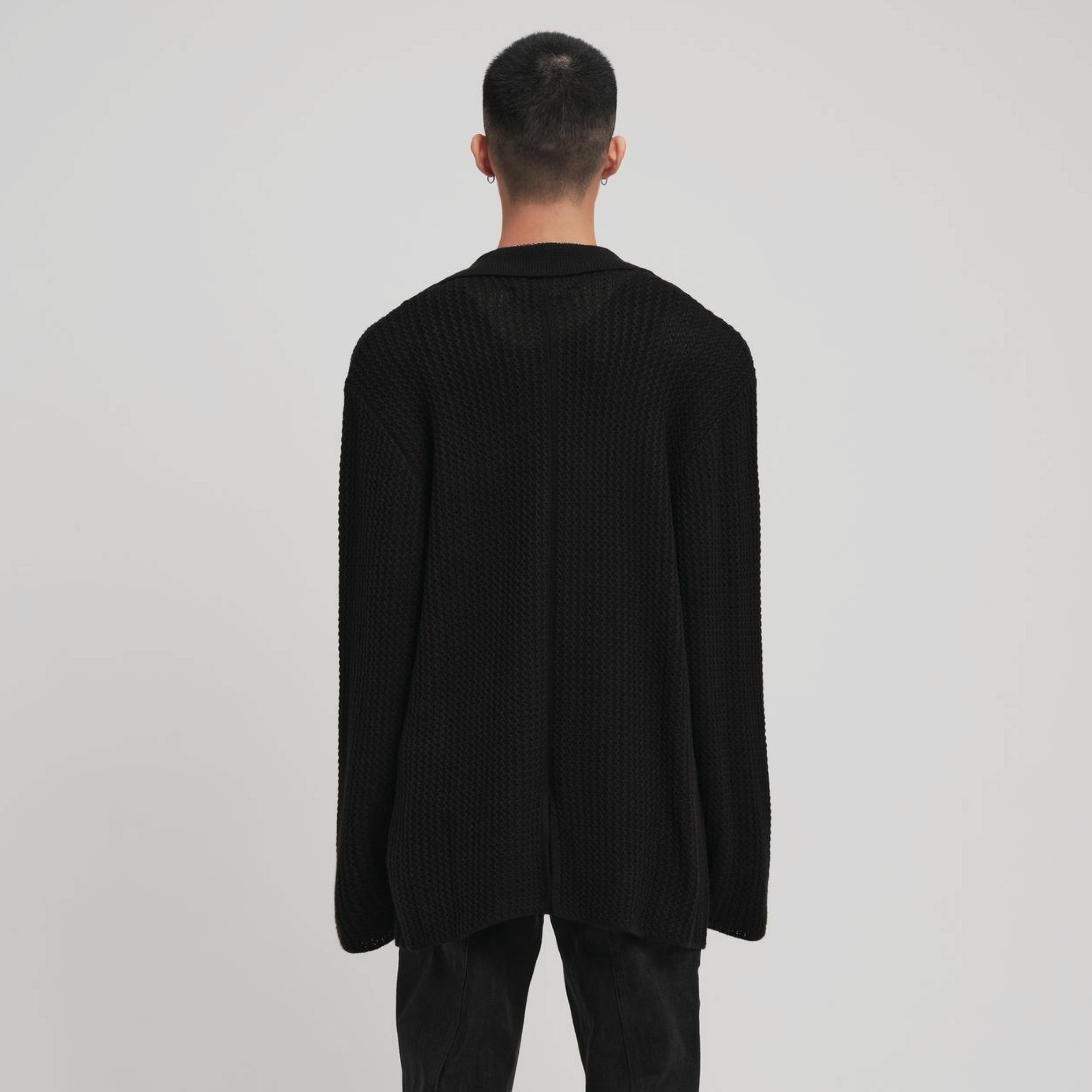 Anonymous Talking Knitted Zipper Shirt 針織拉鍊外套