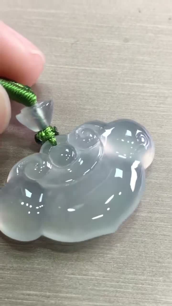 32834 翡翠如意鎖