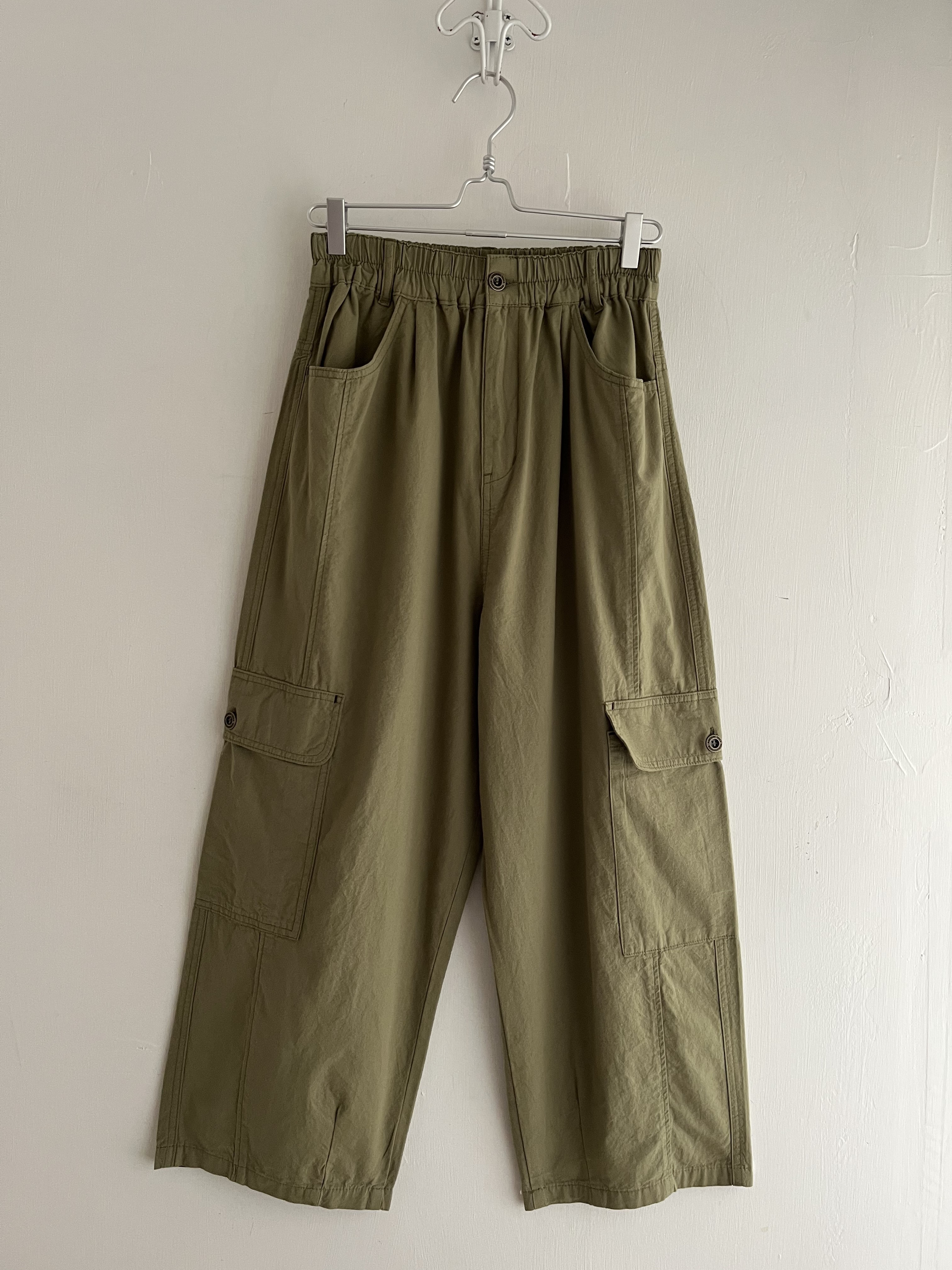 NORTHERN TRUCK綠色全橡筋闊褲