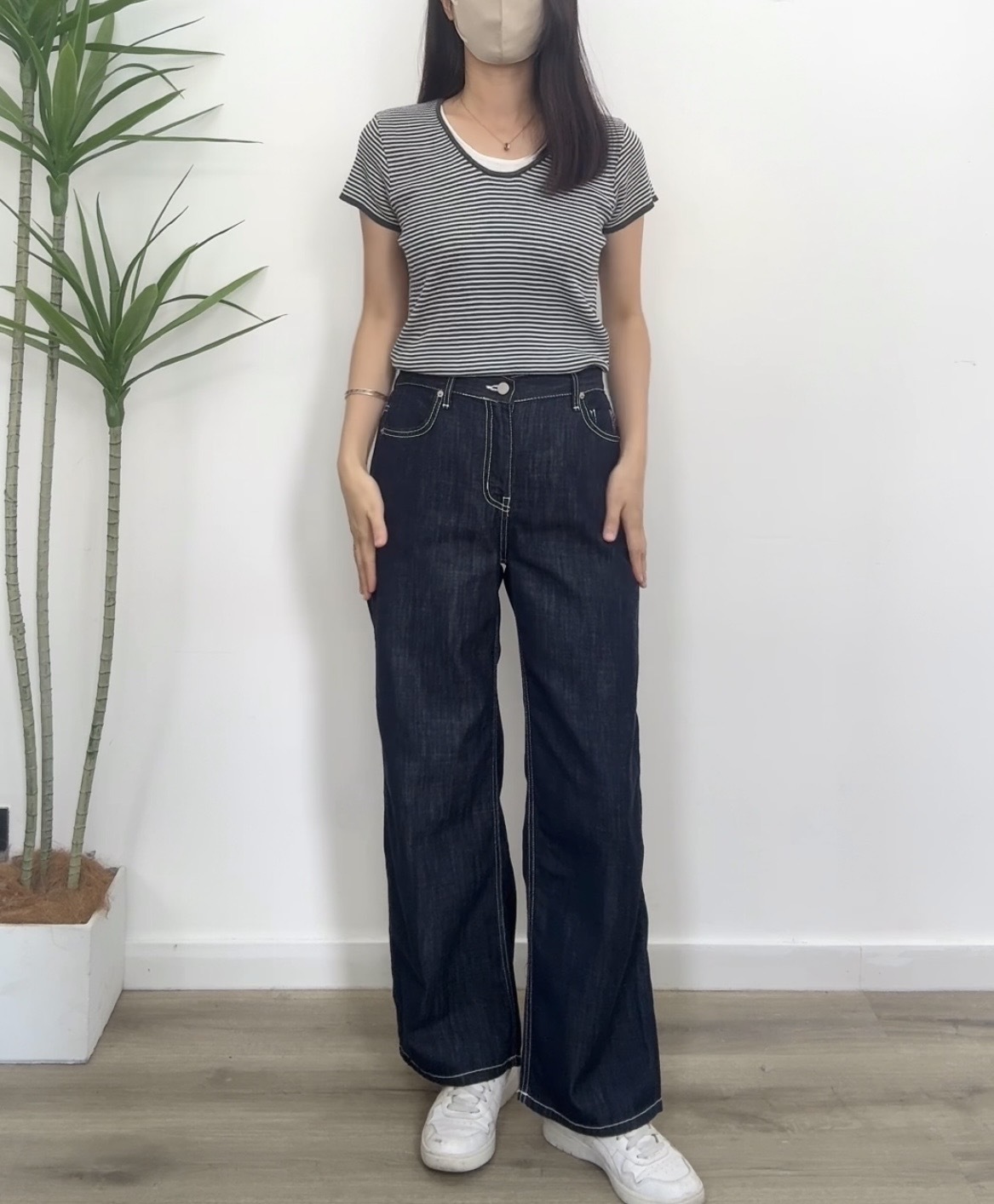 🔹 SALE 🔹春夏 JS1130 原色直筒明線薄長褲