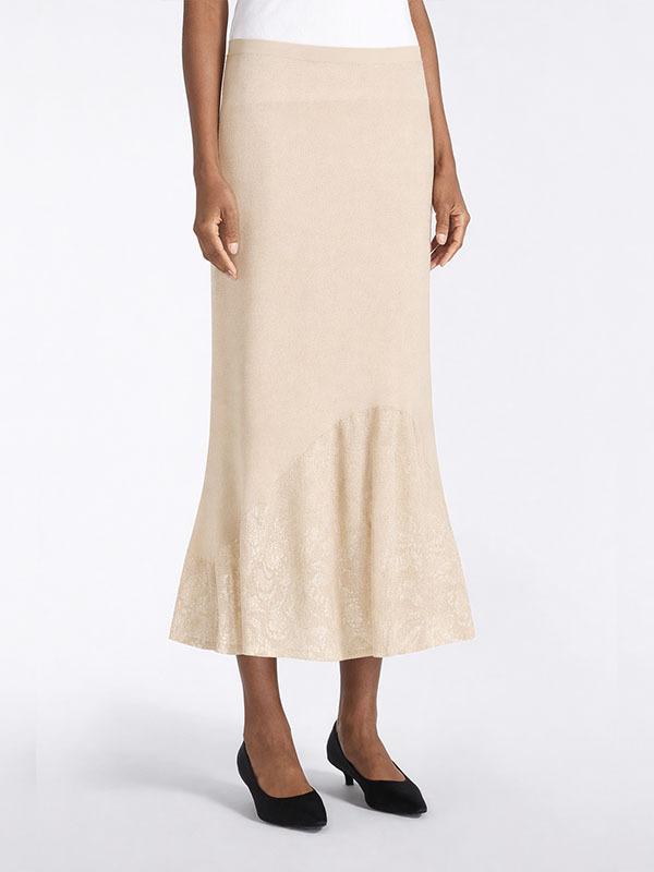 LIVIANA CONTI  蕾絲拼接波浪裙