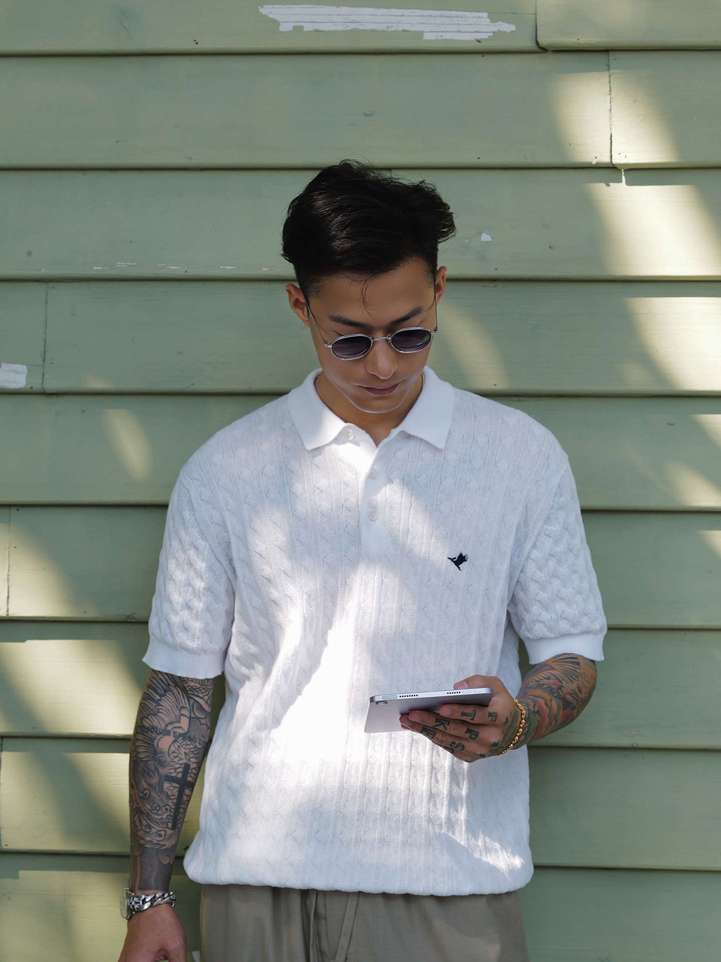 Unbent 26 S/S 麻花針織polo短袖