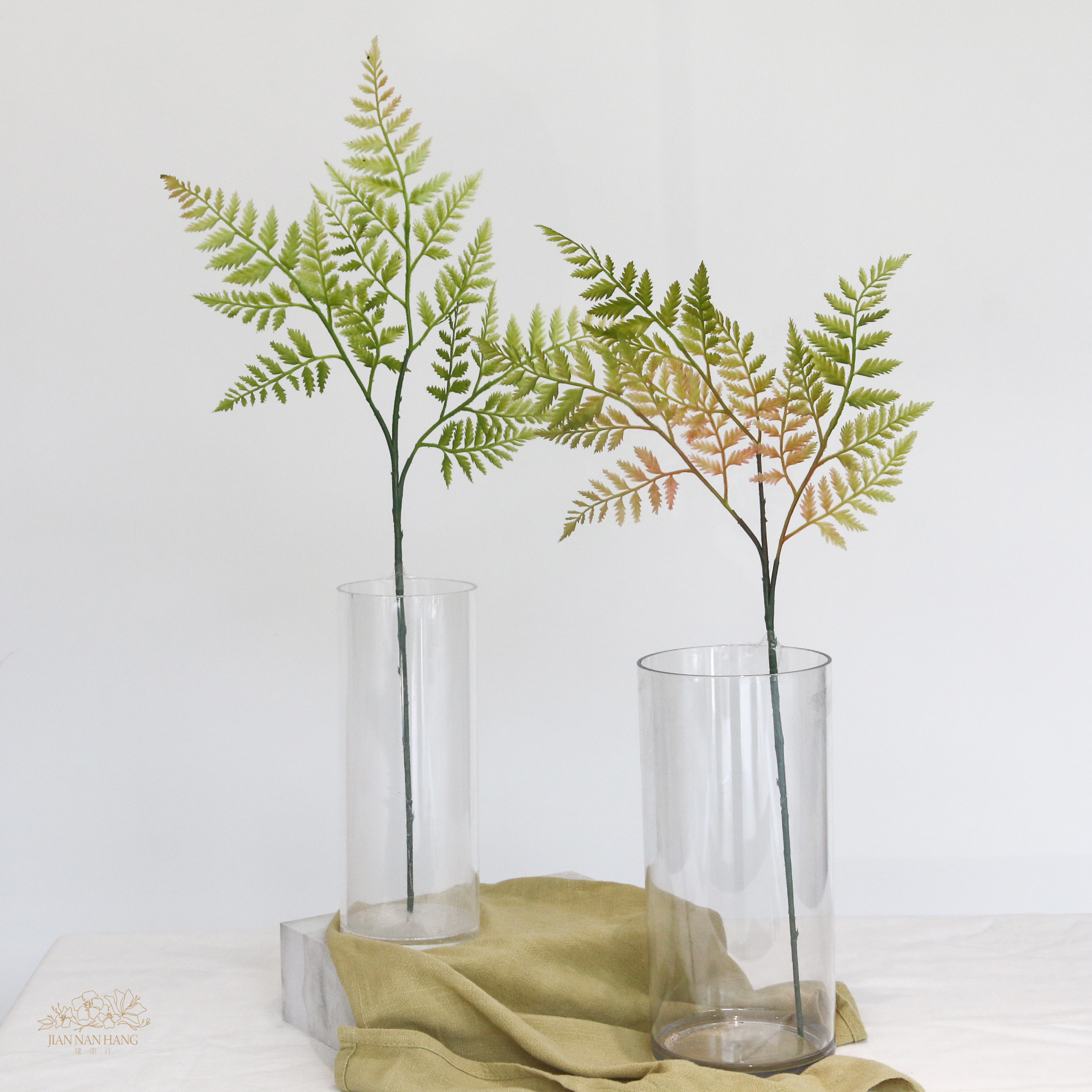 人造葉 3叉蕨葉 2色