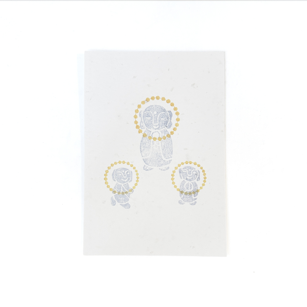 地藏菩薩明信片 KSITI_WOOD