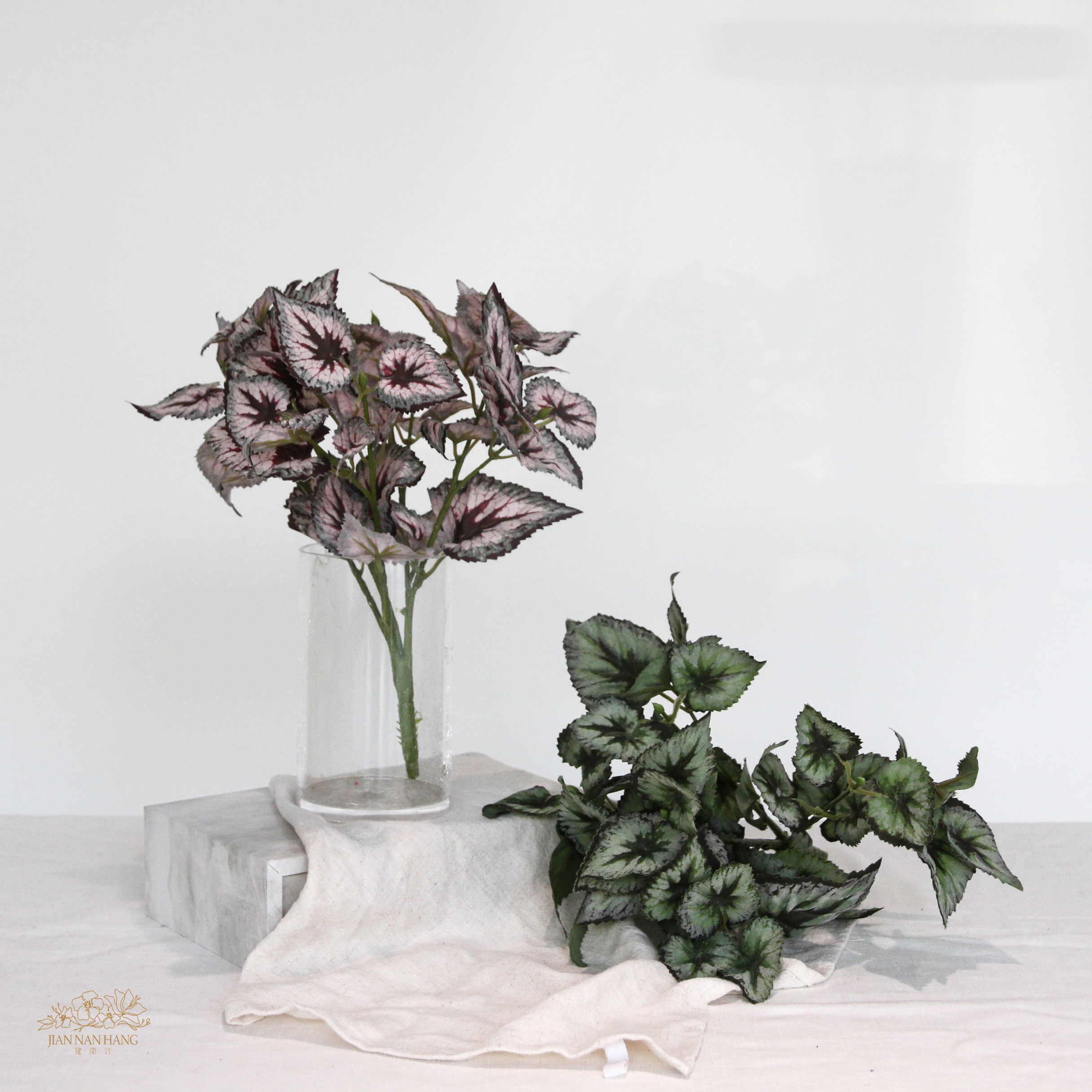 人造葉 秋海棠叢 2色