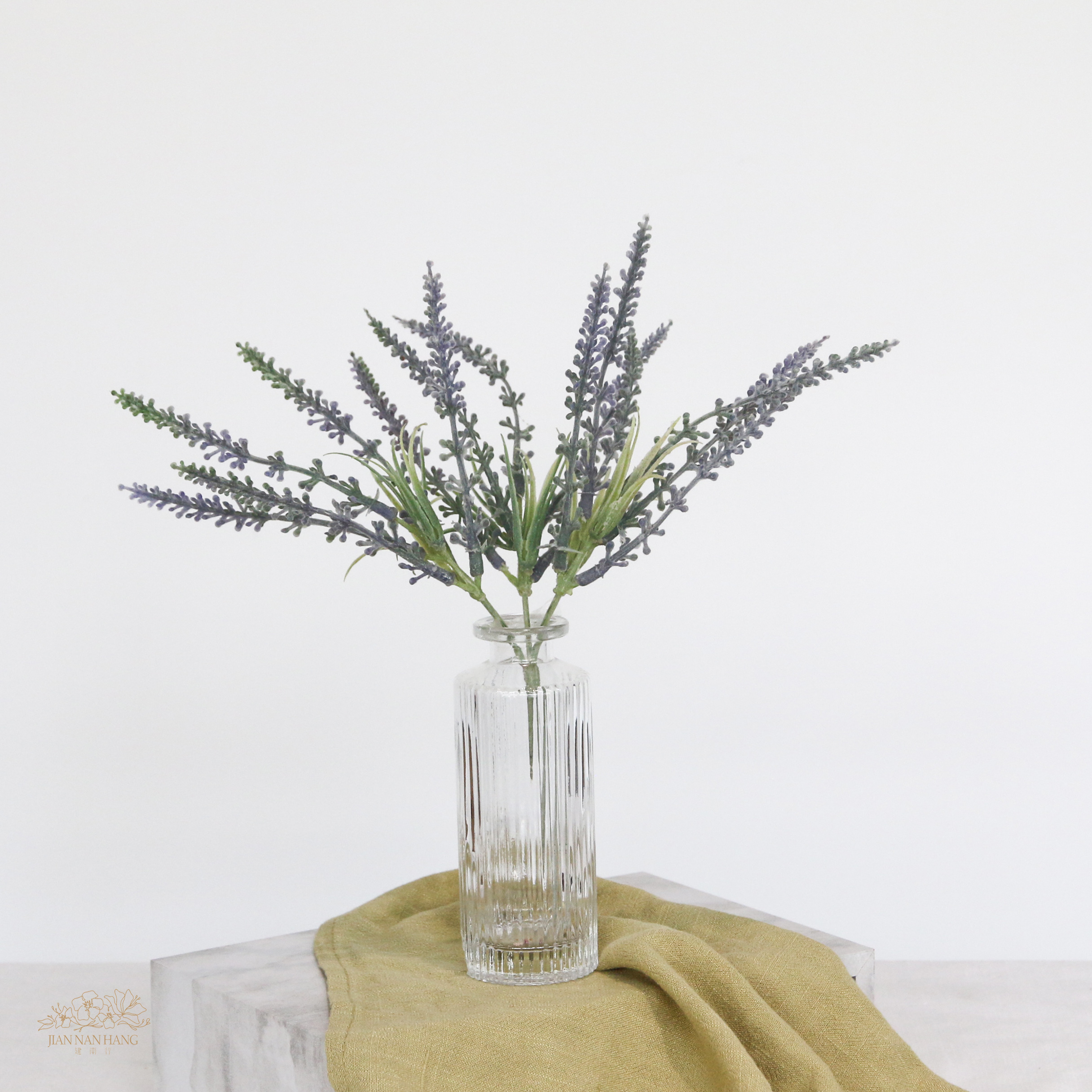 人造花 薰衣草短支